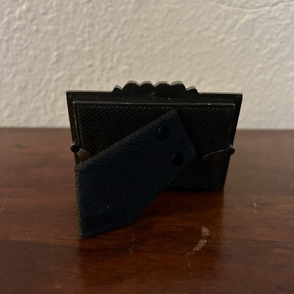 Vintage Jeweled Antiqued Style Photo Frame. Holds 2x3 Photo Art Deco Green - Picture 4 of 4